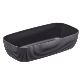 Vaschetta buffet Norway 32,5x17,6x7,5cm melamina antracite Leone