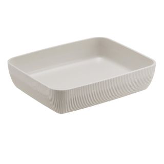 Vaschetta buffet Norway 32,5x26,5x7,5cm melamina avorio Leone