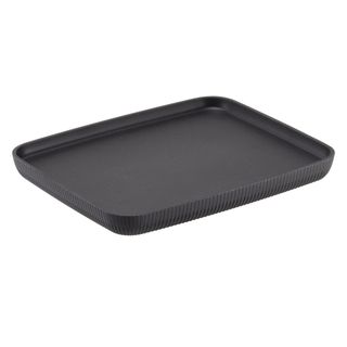 Vassoio buffet Norway 32,5x26,5x3cm melamina antracite Leone