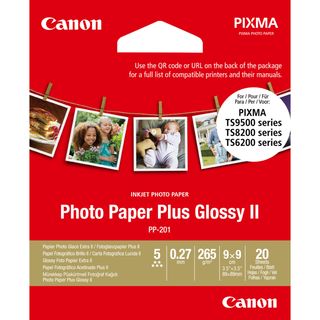 Canon Photo Paper Plus Glossy II PP-201 - Extra-lucida - 270 micron - 89 x 89 m…