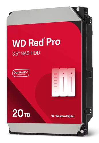 WESTERN DIGITAL HDD INTERNO 3.5 20TB WD RED PRO SATA 7200