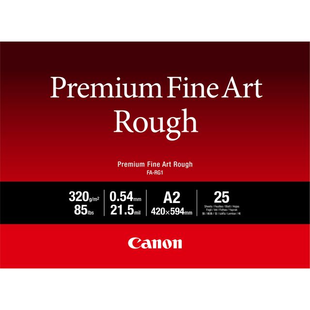 Canon Premium FA-RG1 - Cotone - ruvida - 21,5 mil - A2 (420 x 594 mm) - 320 g/m…
