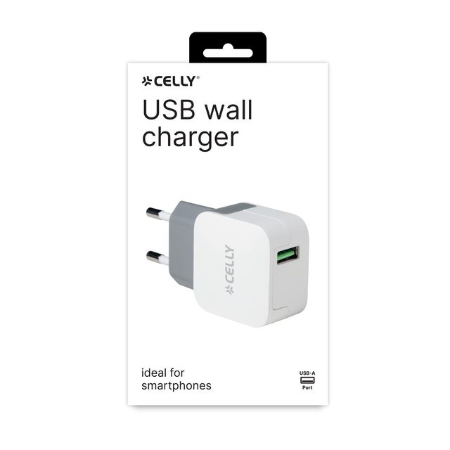 Caricabatterie - TCUSBTURBO - USB-A Wall Charger 12W TURBO