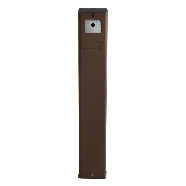 posacenere a colonna con serratura corten Stilcasa