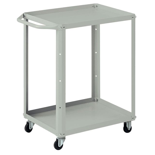 Carrello da lavoro - 2 vasche da 60 x 45 cm - 71 x 45 x 78 cm - grigio - Tecnot…