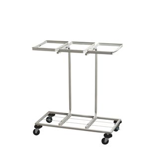 Carrello mobile Triflux - 83,3x36x90 cm - con ruote - 3 portasacco da 100 L cia…