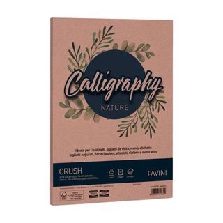 Carta Calligraphy Nature Crush - A4 - 120 gr - mandorla - Favini - conf. 50 fog…