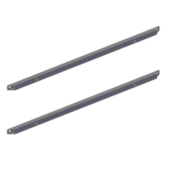 ITB Solution VW - Kit montaggio (2 staffe) - per pannello piatto - nero - dimen…