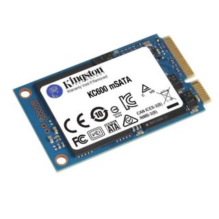 Kingston KC600 - SSD - crittografato - 256 GB - interno - mSATA - SATA 6Gb/s - …