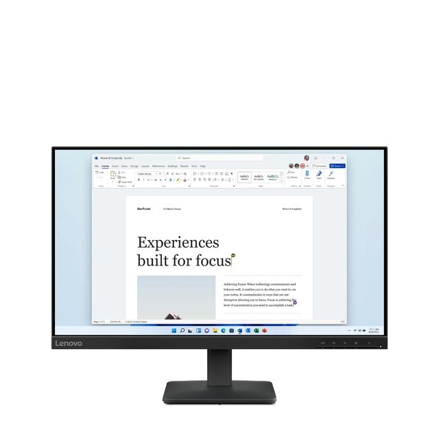 Lenovo L24-41 24 FHD IPS 100Hz VGA + HDMI FreeSync, 60,5 cm (23.8ʺ), 1920 x 108…