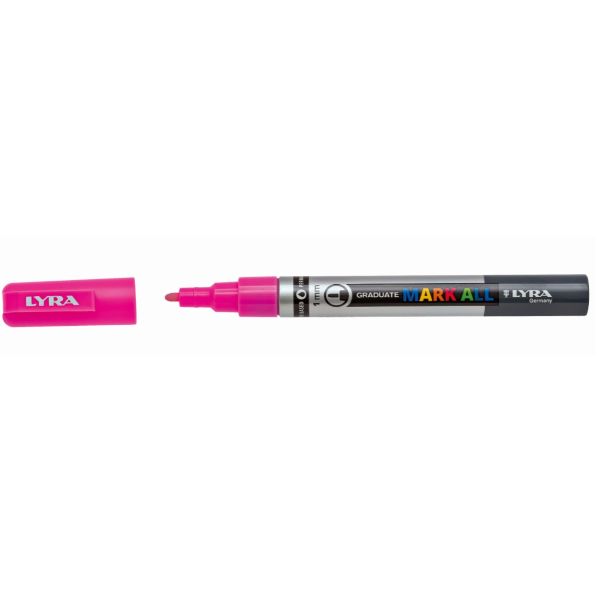 Lyra Graduate Mark All, Rosa, Punta a ogiva/sottile, Grigio, Rosa, Plastica, Fi…