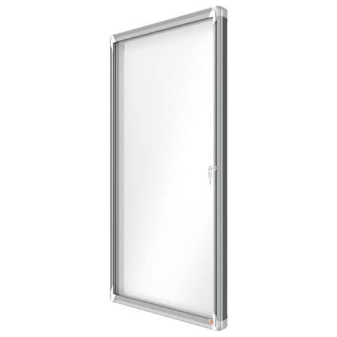 Nobo - Bacheca chiusa - montabile a parete - 944 x 907 mm - 12 x A4 - metallo -…