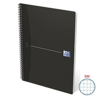 Oxford Office Smart Black - Taccuino - rilegatura a spirale - A4 - 90 fogli / 1…