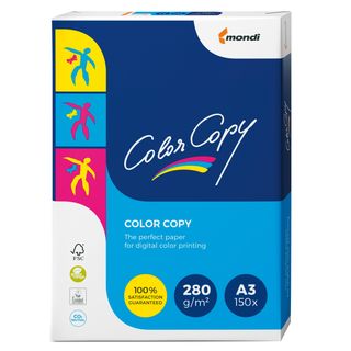 Carta Color Copy - 320 x 450 mm - 280 gr - bianco - Sra3 - Mondi - conf. 150 fo…
