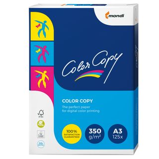 Carta Color Copy - 320 x 450 mm - 350 gr - bianco - Sra3 - Mondi - conf. 125 fo…