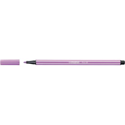 STABILO Pen 68 - Penna punta in fibra - lilla - inchiostro base acqua - 1 mm - …