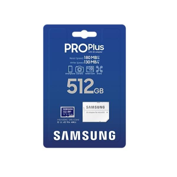 Samsung PRO Plus MB-MD512SA - Scheda di memoria flash (adattatore da microSDXC …