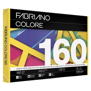 Carta Fabriano Colore - A3 - 160 gr - colori tenui cedro - Fabriano - conf. 125…