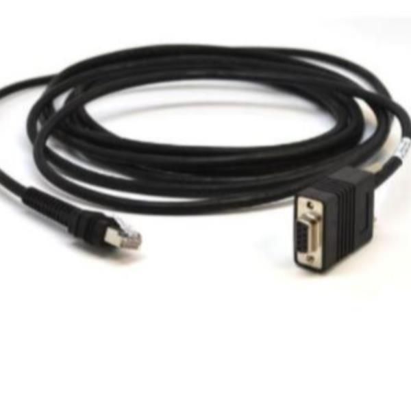 Zebra - Cavo seriale - DB-9 (F) a RJ-45 (10 pin) (M) - 12 V - 4.6 m