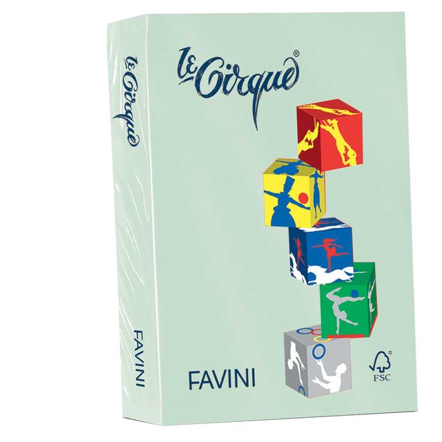 Carta Le Cirque - A4 - 160 gr - verde pistacchio pastello 102 - Favini - conf. …