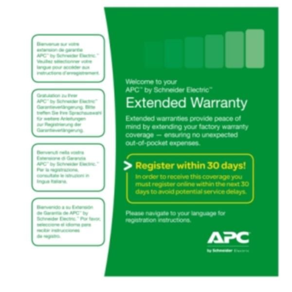 APC Extended Warranty - Contratto di assistenza esteso - parti - 1 anno - spedi…