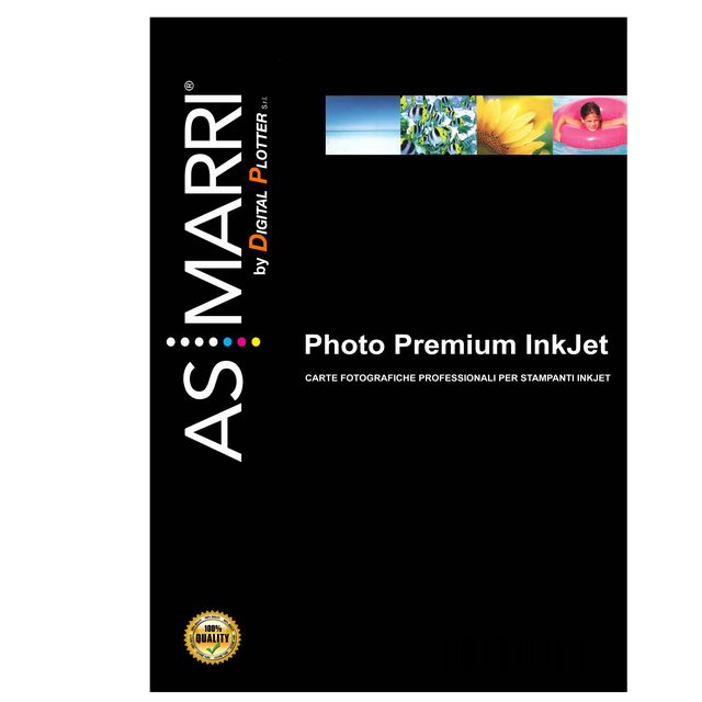 Carta fotografica - per inkjet - A4 - 265 gr - 10 fogli - effetto lucido - bian…