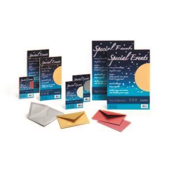 Carta metallizzata Special Events - A4 - 120 gr - oro - Favini - conf. 20 fogli