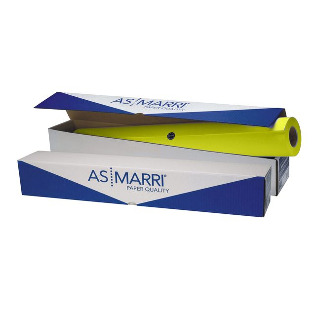 Carta plotter J.90 - 914 mm x 50 mt - 100 gr - inkjet - opaca - giallo fluo - A…