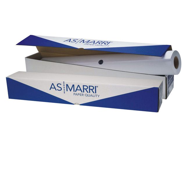 Carta plotter J.90S - 610 mm x 50 mt - 90 gr - inkjet - opaca - bianco - As Mar…