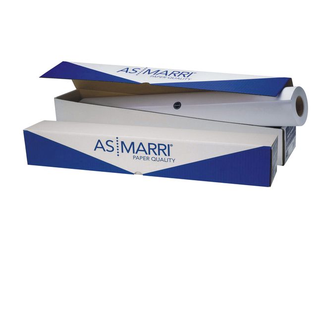 Carta plotter J.90S - 625 mm x 50 mt - 90 gr - inkjet - opaca - bianco - As Mar…