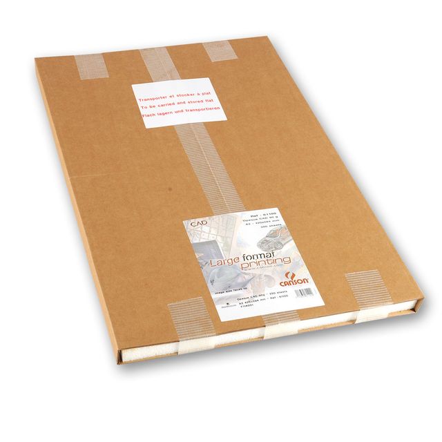 Carta plotter in fogli - A1 - 90 gr - inkjet - opaca - bianco - Canson - conf. …