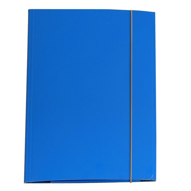 Cartella 3 lembi con elastico - A4 - dorso variabile - cartone plastificato - a…