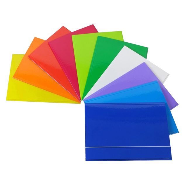 Cartella 3 lembi con elastico Queen - A4 - dorso variabile - cartone plastifica…