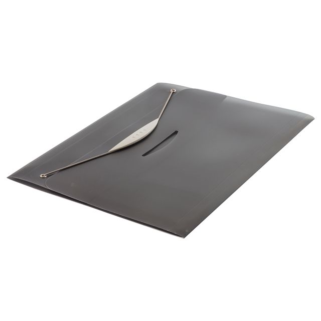 Cartella 3 lembi con elastico Swing - A4 - dorso 2 cm - PP- trasparente grigio …