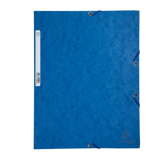 Cartella 3 lembi con elastico angolare - A4 - dorso 0,3 cm - cartoncino Lustrè …