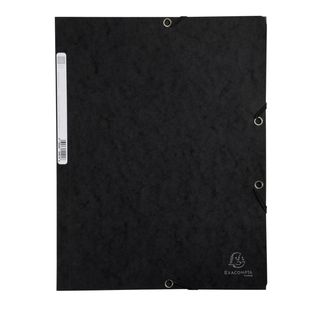 Cartella 3 lembi con elastico angolare - A4 - dorso 0,3 cm - cartoncino Lustrè …