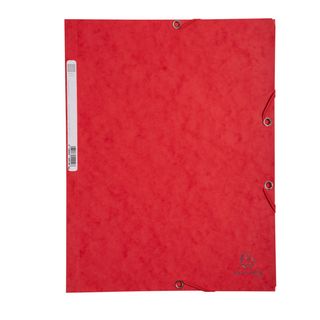 Cartella 3 lembi con elastico angolare - A4 - dorso 0,3 cm - cartoncino Lustrè …