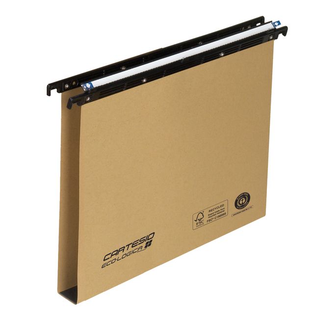 Cartella sospesa Cartesio Eco-logica - cassetto - 33 cm - fondo U - 31,3 x 25 c…