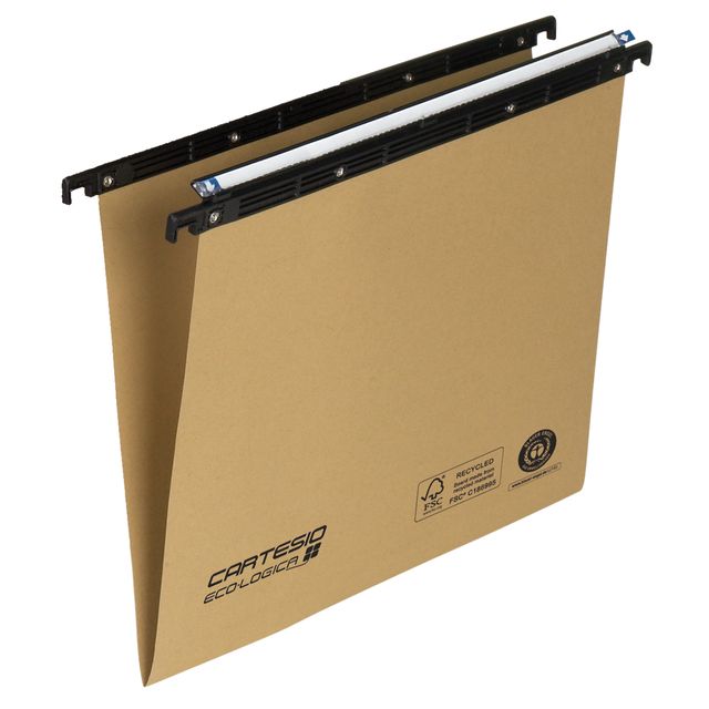 Cartella sospesa Cartesio Eco-logica - cassetto - 39 cm - fondo V - 37 x 25 cm …
