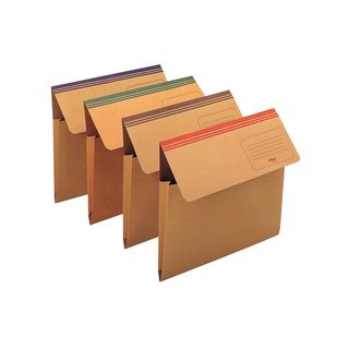 Cartellina a busta Dixie Mec - 200 gr - 33,7 x 26,2 cm - cartoncino avana -ross…