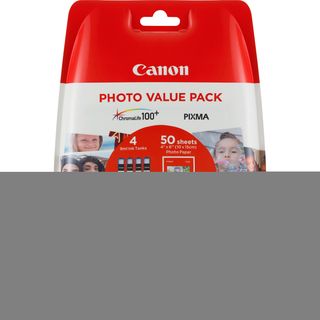 Canon CLI-526 C/M/Y/BK Photo Value Pack - Confezione da 4 - 9 ml - nero, giallo…