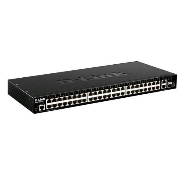 D-Link DGS 1520-52MP - Switch - L3 - intelligente - 44 x 10/100/1000 (PoE+) + 4…