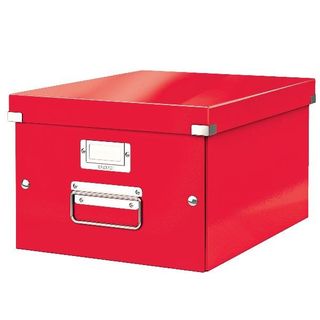 Leitz Click & Store WOW - Scatola per archiviazione - medium - per A4 - rosso