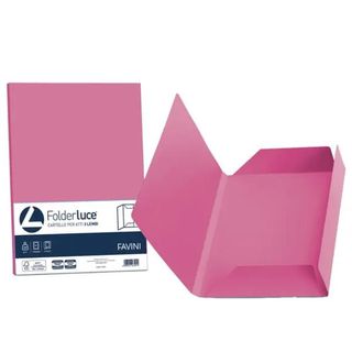 Cartellina semplice Luce - 200 gr - A4 - ciclamino - cartoncino bristol - Favin…