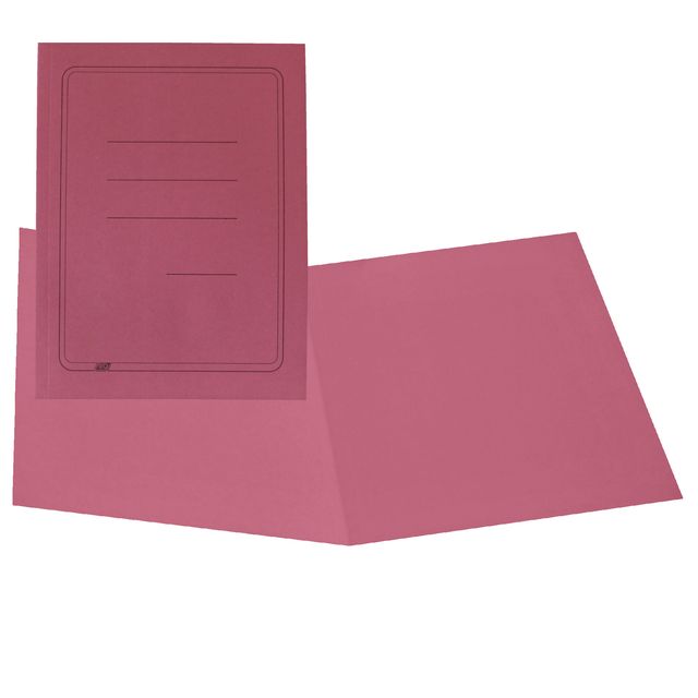 Cartellina semplice con stampa - 145 gr - 25 x 34 cm - magenta - cartoncino man…