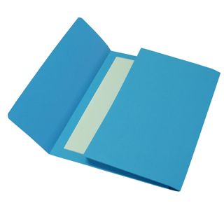 Cartelline a busta - 200 gr - 26 x 34 cm - cartoncino bristol - azzurro - Carto…