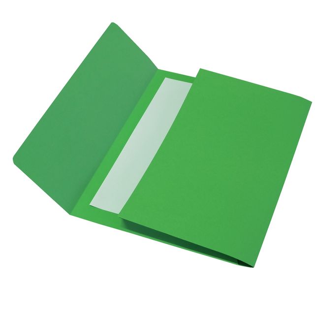 Cartelline a busta - 200 gr - 26 x 34 cm - cartoncino bristol - verde - Cartote…