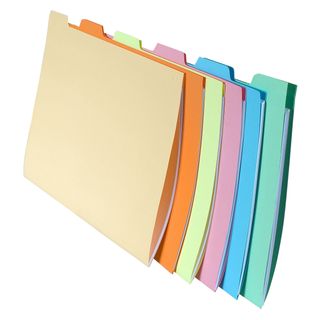 Cartelline con tacca per cartelle sospese - cassetto - 240 gr - 24x32 cm - Exac…