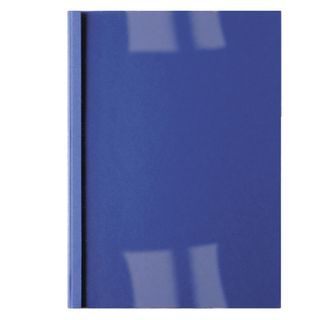 Cartelline termiche Business Line - 1,5 mm - leather blu - GBC - scatola 100 pe…