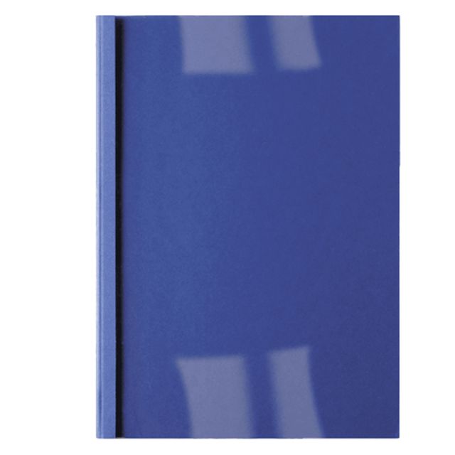Cartelline termiche Business Line - 1,5 mm - leather blu - GBC - scatola 100 pe…